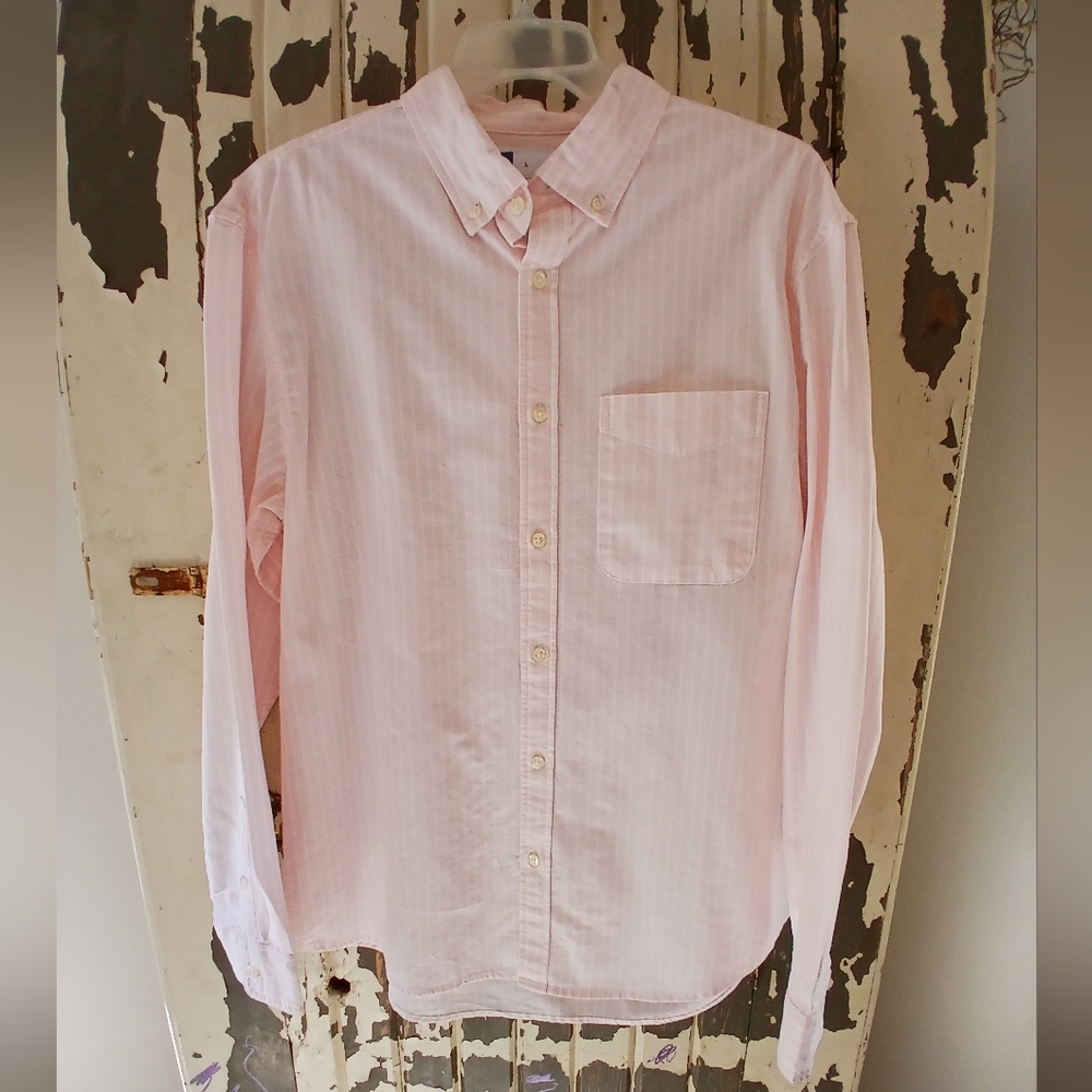 NWT 36.99 PINK WITH WHITE STRIPE REGULAR FIT OLD NAVY